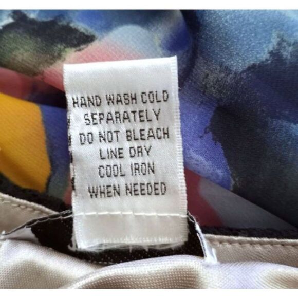 PINKY BLACK LACE OVERLAY DRESS WITH GOLD/NUDE LINING SZ.M EUC. - Picture 6 of 6